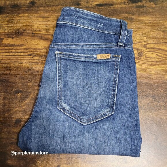 Joes Jeans Size 25 Icon Skinny Crop Mid Rise Romona Wash Stretch Denim - Picture 3 of 11